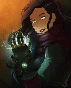 nymre:“Surprised? Avatar Korra?” Equalist Asami is still one of my fav AU’s. Drawn for my patrons B)&lt;3333