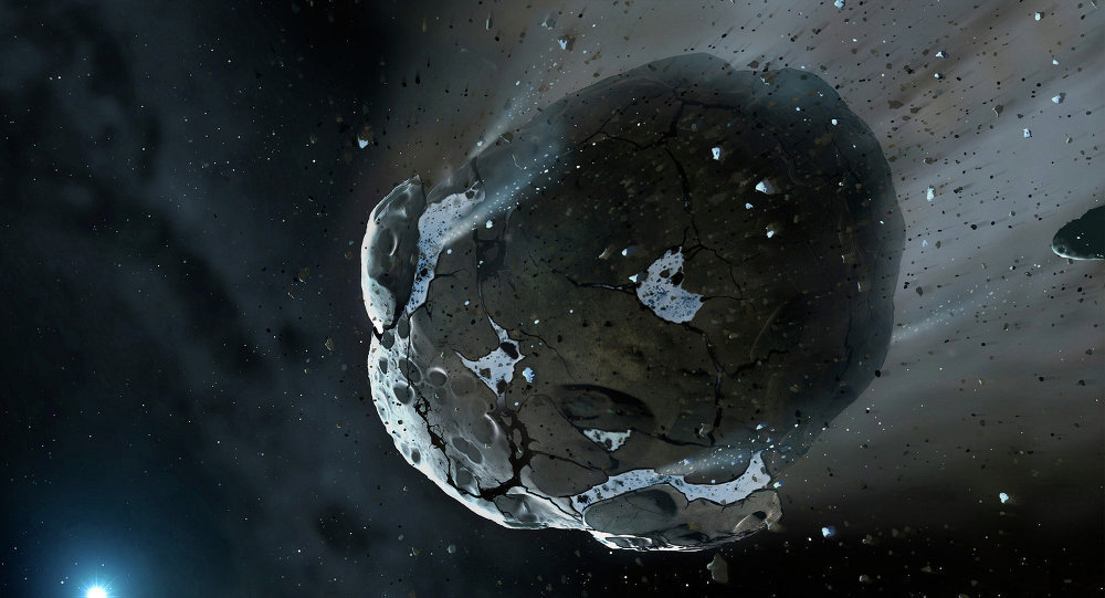 Asteroids hitting jupiter