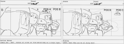 jeffliujeffliu:  Some storyboards from Hit the Diamond!  Credit goes to supervising director Kat Morris for writing the line: “This plan sucks.” 