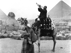 ‘Louis “Satchmo” Armstrong  Giza, Egypt, on January 28, 1961.