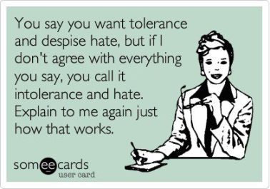 Lesson in tolerance