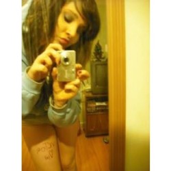 #fbf to when I thought I was the coolest MySpace whore. This herb, Victor, wrote about me online so I took his MySpace name and put his name on my leg. 😈 always had my own Tmz