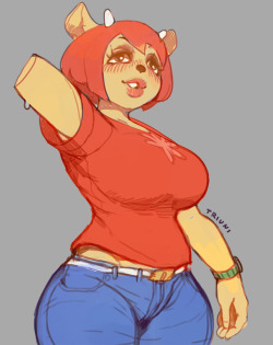 triuni:I was thinking of what Lammy would look like if she was thicker and uhh