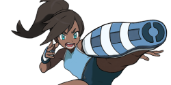 soundsperfect:  Pokemon Gen 6 sprite edits of Korra and Asami that I did a while back! 