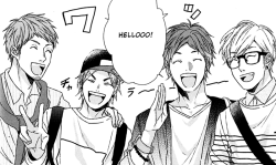 I’m typesetting koi to wa baka de aru koto da ch.02 and look who we have here!It’s the gang from Escape Journey!I love how Ogeretsu sensei stories are all kinda “connected” _(:3 」∠)_  
