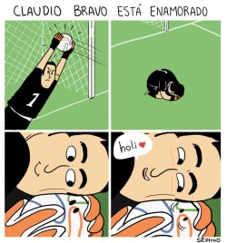 eldefinido:  Sephko - Amor a la pelota  La razón de por qué Claudio Bravo es tan seco para atrapar la pelota