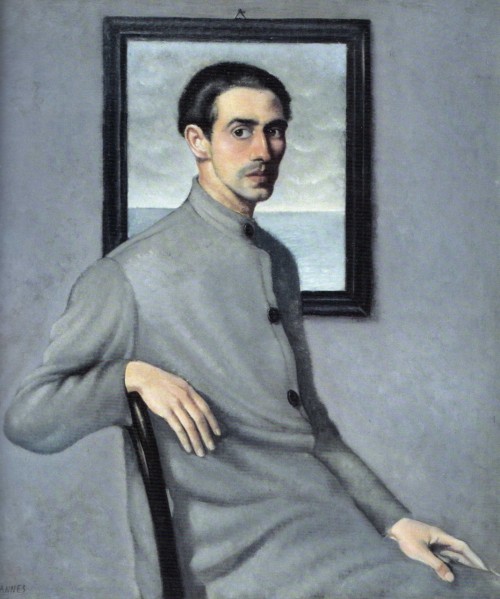 thunderstruck9: Mario Lannes (Italian, 1900-19083), Autoritratto [Self-portrait], c.1930-35. Oil on canvas. Palazzo Attems Petzenstein, Gorizia, Italy
