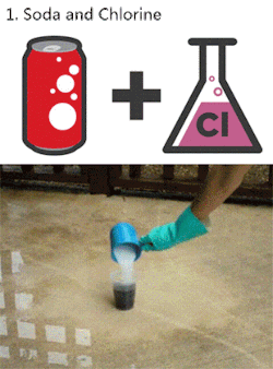 ekarusryndren:  anotherfirebender:  m1ssred:  chemical reaction  *how to spawn demons: a beginner’s guide to chemistry    dam science&hellip;when&rsquo;d you get so cool?