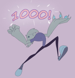 Hit 1000 Followers today! Woot! I&rsquo;m so happy that there are one thousand wonderful people following me! You guys are awesome, and I can&rsquo;t thank you enough for the support and stuff. I know I&rsquo;m not good with words, but I&rsquo;m trying