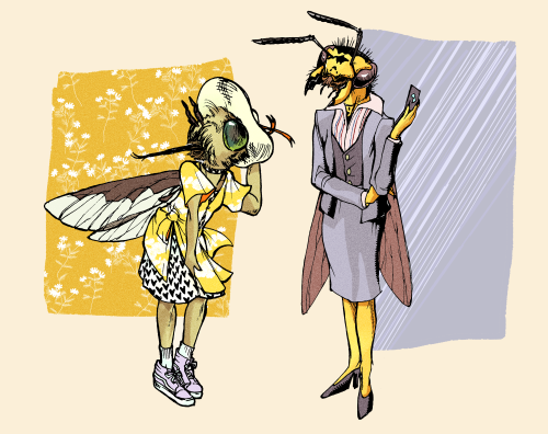 bedupolker:wasps… girlbosses of the insect world