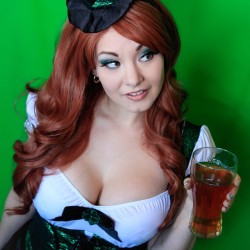 ani-mia:Hope you guys are having a great St. Patrick’s Day. To see more pictures from this shoot check out the article at: http://aggressivecomix.com/2015/03/exclusive-cosplay-st-patricks-day-shoot-ani-mia-and-ely-renae/  Also, this is another one of