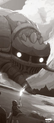 justinchan:  preview of my celosia piece for justinwwoo&rsquo;s upcoming shadow of the colossus zine! lots of other amazing artists taking part, be excited!!