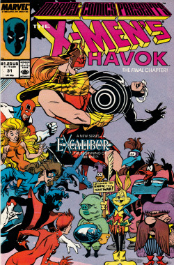 Marvel Comics Presents Havok, No. 38 (Marvel Comics, 1989). Cover art by Jon Bogdanove and P. Craig Russell.From Oxfam in Nottingham.