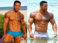jammerdis:  Hot muscle gain!  Bruno Moraes Cunha