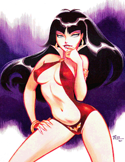 comicbookwomen:  Vampirella-Bruce Timm 