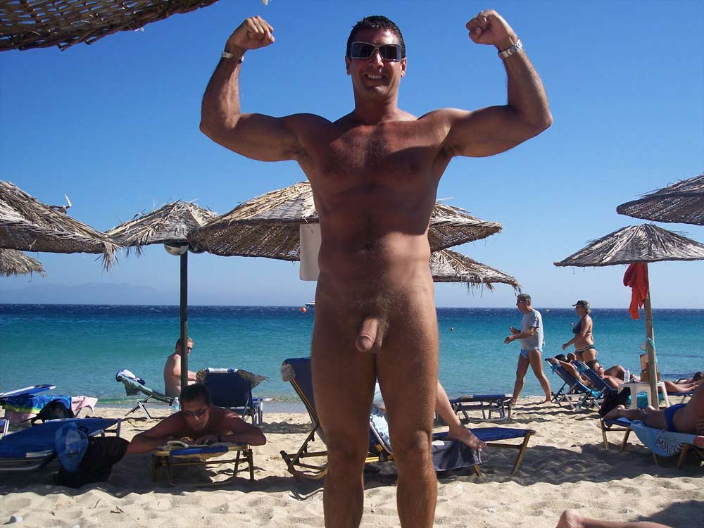 Crazy nudist beach