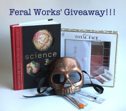 feralworks:  feralworks:  Feral Works’s 600+ Followers and Over 1500 Posts GIveaway!!! What you get: My awesome new skull mask in a patina’d copper finish NEW Science Ink: Tattoos of the Science Obsessed by Carl ZimmerA fantastic book with all kinds