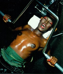 lelaid:Grace Jones by Francis Ing for Playboy Italy, 1978