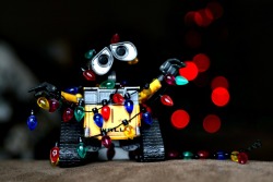 daddy-snugglefucks:  tinkeperi:  Disney Christmas: Wall.E:)    I love Wall-E  :)