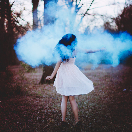blue smoke bomb | Tumblr
