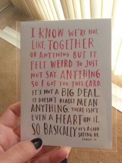 mandaflewaway:  This valentines Day card speaks for our generation 
