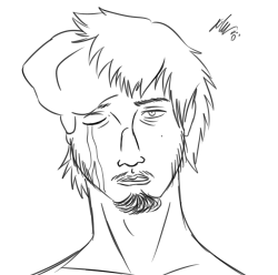 I have been sneezing so fucking hard all morning. It feels like my head is going to explode. I fucked up this drawing though. It’s the left side of my face that feels fucked up. Not the right. Edit: My sick face.