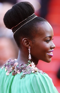 queenmargtyrell:  Lupita Nyong'o attends the opening ceremony of the 68th annual Cannes Film Festival in Cannes, France - May 13, 2015.