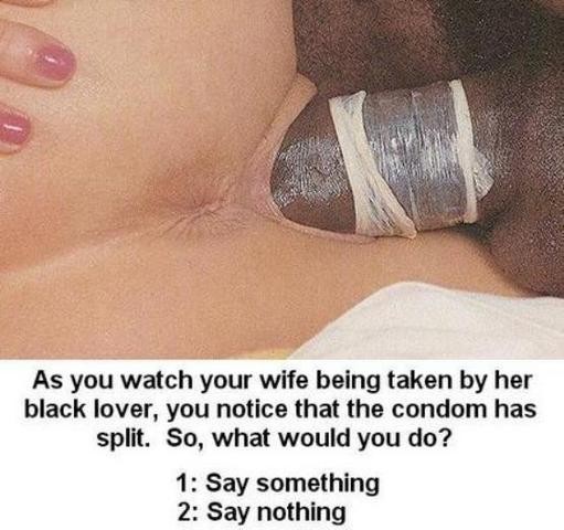 Cuckold condom captions