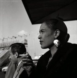  Billie Holiday. Paris. 1958. Photographer: Jean-Pierre Leloir 