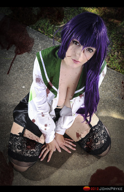 rule34andstuff:  Fictional Characters that I would “wreck”(provided they were non fictional): Saeko Busujima (Highschool of the Dead). 