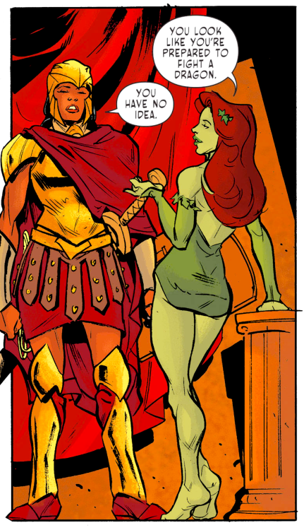 dailydccomics:  Ivy’s tree bark armor and her connecting with Diana is everything to meeeee