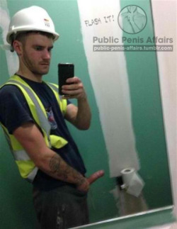 public-penis-affairs:  PUBLIC PENIS AFFAIRS Go to public toilet and flash it. Mind you don’t get caught! ;-)