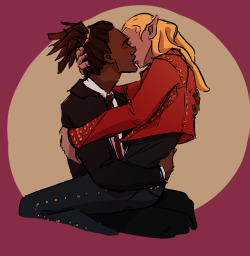 sleepymccoy:I keep writing taaitz fanfic, enjoy this artwork of a scene in my latest fic cos i love them [link to fic]