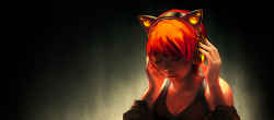 ishabo-o:  zombie-chaser:   http://www.axentwear.com/#home  Woah. Wait one second. Are these headphones with cat ears that function as speakers!?!?!?    holy shit they look so cool! :O