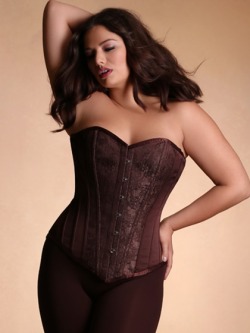 ms-curves:  And finally, also from Hips &amp; Curves, a corset that caught my eye that, for the world of corsets, seems almost affordable at just 贘. (FYI, it’s the Arabella  Luxe Long Line Steel Boned Corset.) It’s not overly fancy or over the