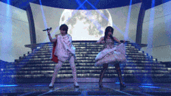 moonmoonafterdark:  shokenfi:  kaiissleeping:   Wow. Just look at that costume change. Whomever is the designer, so much respect.  Is this Hunger Games  It’s like watching a magical girl transformation  I will never not reblog this 