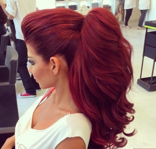 Red hair color trends 2016