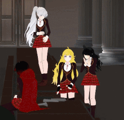 belladonna-fauna:  white-fang-adam:  Weiss feels the need to stand on any platform to get others to ignore just how short she is.  Weiss you useless lesbian 