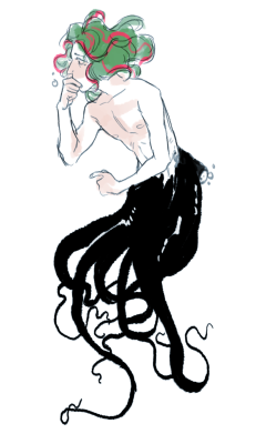 seasaltinecrackers:  suranai said: octomaid makishima? i first interpreted this as octopus housemaid makishima and wow would that have been something 