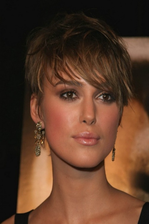 Very short hairstyles for round faces