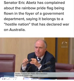ileolai: gondorsfinest:  feitanswife:  sailurmars:  mycroftrh:  gerbthenerd: Reblog if you’re part of a hostile nation that’s declared war on Australia Oh my god though guys you don’t know the best thing!  The best thing is: he’s right. The Gay