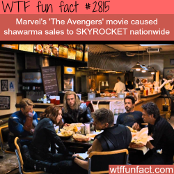 wtf-fun-factss:  The avengers shawarma scene - WTF fun facts