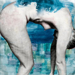 andrewbinder:  Figure III © Andrew Binder 2015Digital media, photography, acrylic paint, watercolor, India Ink, coffee stainswww.andrewbinder.com/ 