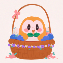 ieafy:  gift basket!!! (rowlett is so, so precious ♥_♥) 
