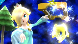waiting4smash:  Character Spotlight: Rosalina and Luma  Today’s Nintendo Direct came with a surprise announcement for Smash 4 that I think a lot of people were really hoping for, but I don’t think anyone was expecting.  Rosalina joins the smash,