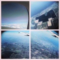 Pictures from up up above âœˆðŸ’º #picstitch #plane #aircanada #view #fortlauderdale #toronto #skyline #outline