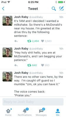 xxlukemavxx: sohelpmedun:  please just read the whole thing   what a fucking ride   In what state is this McDonald’s? I wish to avoid the whole fuckin thing&hellip;.