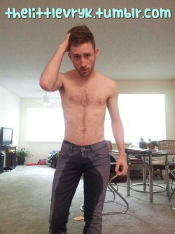 thelittlevryk:  I had a little bit of fun not wearing diapers for a little while hehe  Man, I love when this gorgeous guy goes without his diaper. Looks so sexy standing in his tight, pissed jeans.