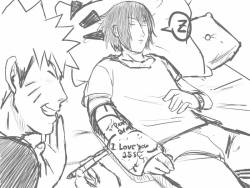   Naruto doodling shit on the plaster idea by izolda-gold​Sasuke will never fall asleep in front of Naruto ever again XD.I really don’t know how to really draw this one but it was fun to do ^^Others:[ x ]   [ x ]   [ x ]    [ x ]    [ x ]    [ x