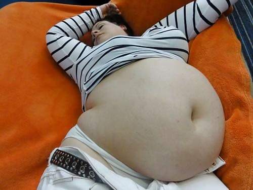 Big fat belly massage